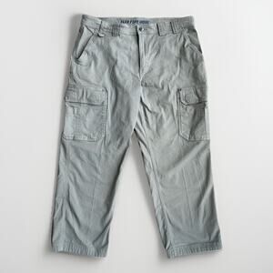 Duluth Trading Flex Fire Hose Cargo Pants Men's Size 38x30 Relaxed Khaki 45507